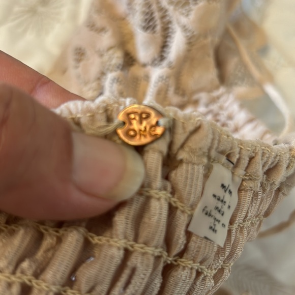 Free People bralette size medium light beige color - Picture 8 of 8